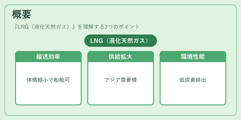 概要（LNG（液化天然ガス））の図解