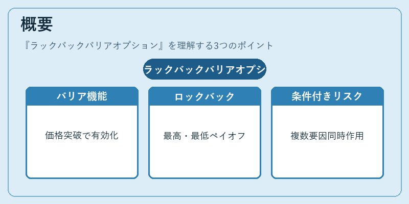 概要（ラックバックバリアオプション）の図解