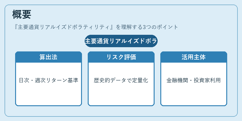 概要（主要通貨リアルイズドボラティリティ）の図解