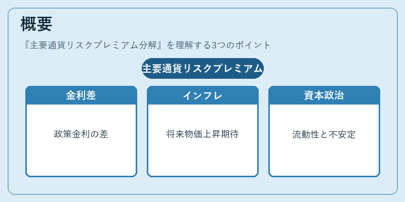 概要(主要通貨リスクプレミアム分解)の図解