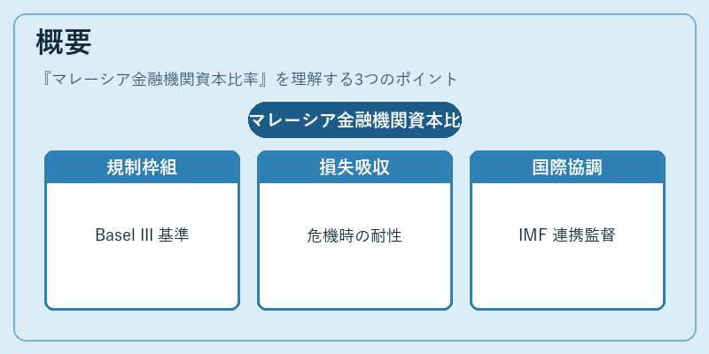 概要（マレーシア金融機関資本比率）の図解