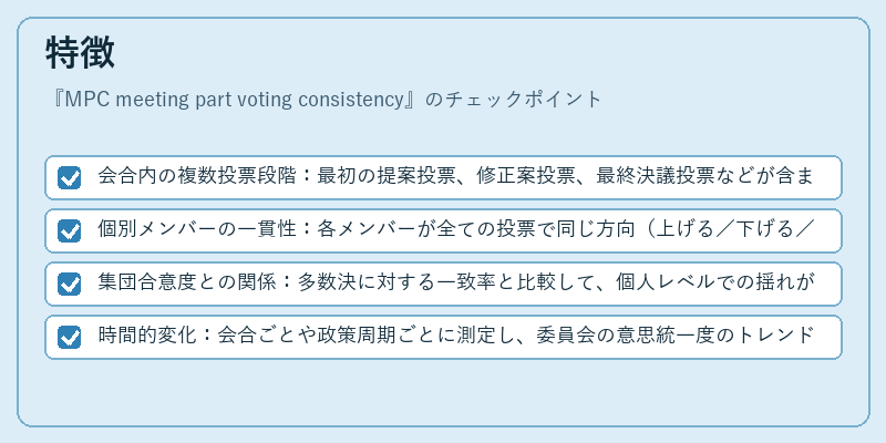 特徴（MPC meeting part voting consistency）の図解