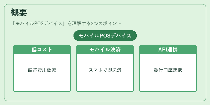 概要（モバイルPOSデバイス）の図解