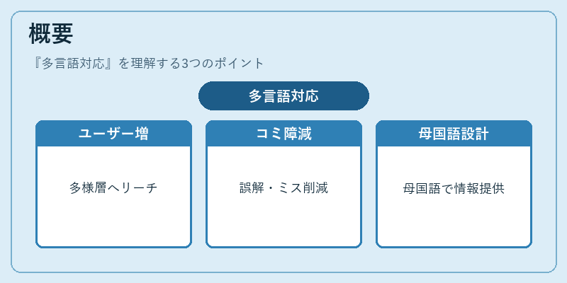概要(多言語対応)の図解