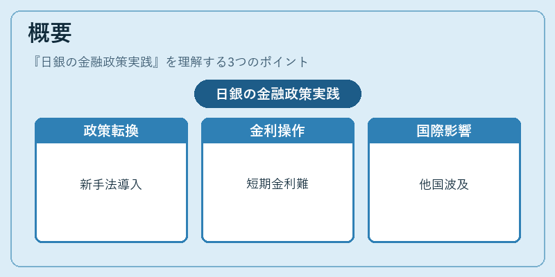 概要(日銀の金融政策実践)の図解