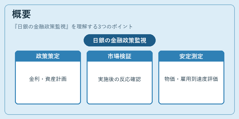 概要(日銀の金融政策監視)の図解