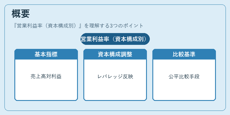 概要(営業利益率(資本構成別))の図解