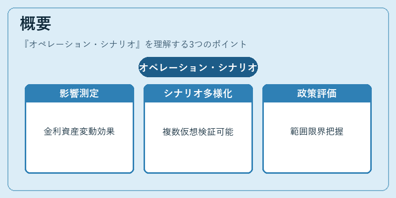 概要（オペレーション・シナリオ）の図解