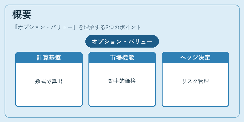 概要（オプション・バリュー）の図解