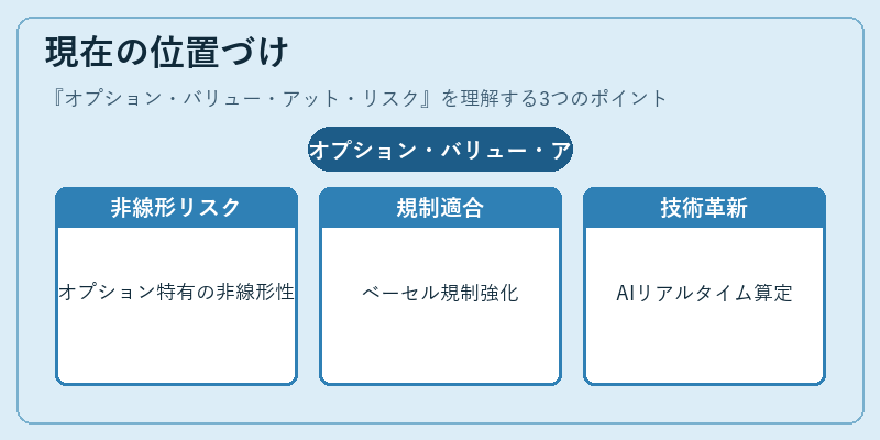 現在の位置づけ（オプション・バリュー・アット・リスク）の図解