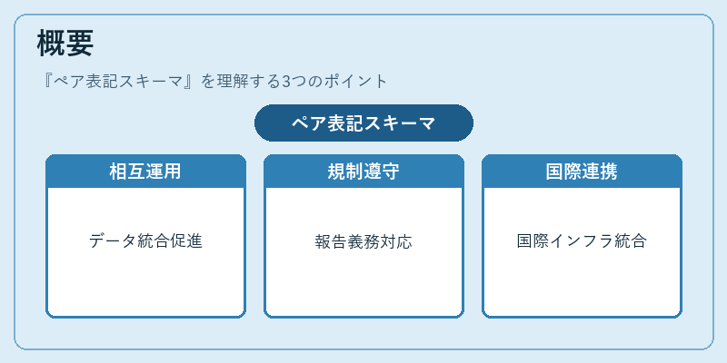 概要(ペア表記スキーマ)の図解