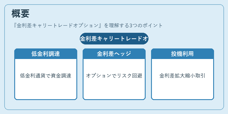 概要（金利差キャリートレードオプション）の図解