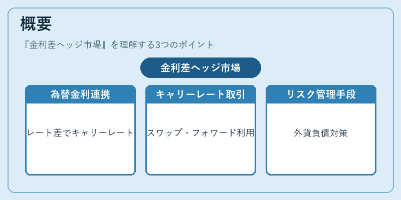 概要(金利差ヘッジ市場)の図解