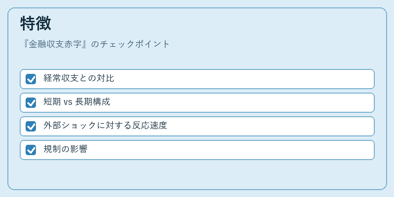特徴(金融収支赤字)の図解