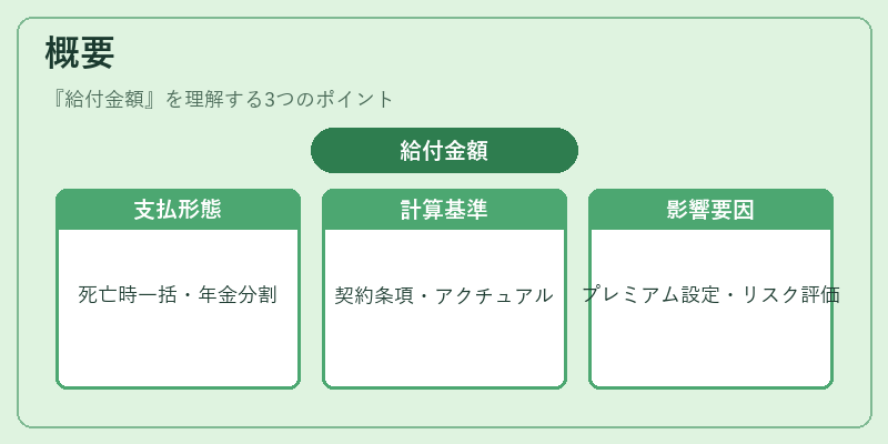 概要（給付金額）の図解