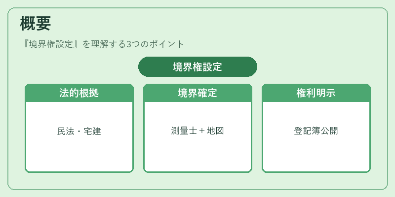 概要(境界権設定)の図解