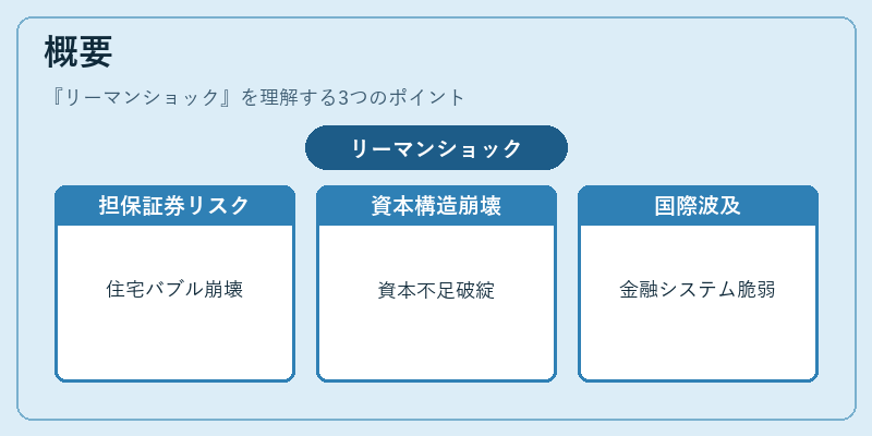概要（リーマンショック）の図解