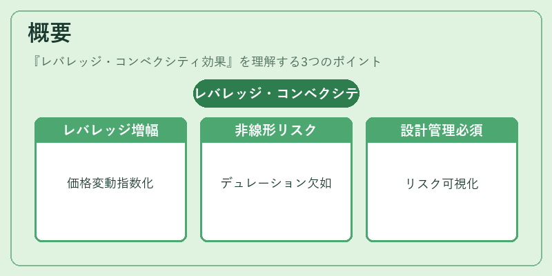 概要（レバレッジ・コンベクシティ効果）の図解