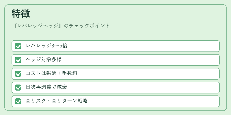 特徴(レバレッジヘッジ)の図解