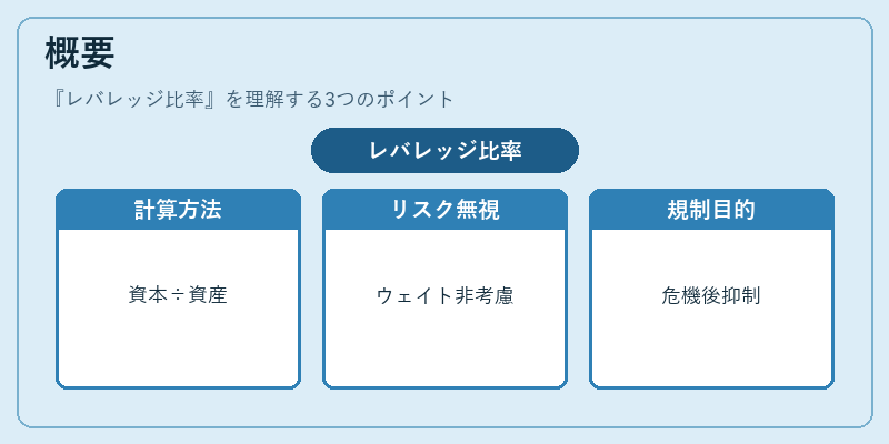 概要(レバレッジ比率)の図解