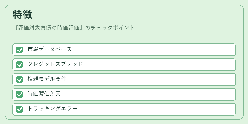 特徴(評価対象負債の時価評価)の図解