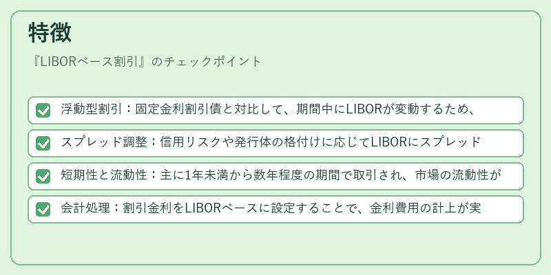 特徴(LIBORベース割引)の図解