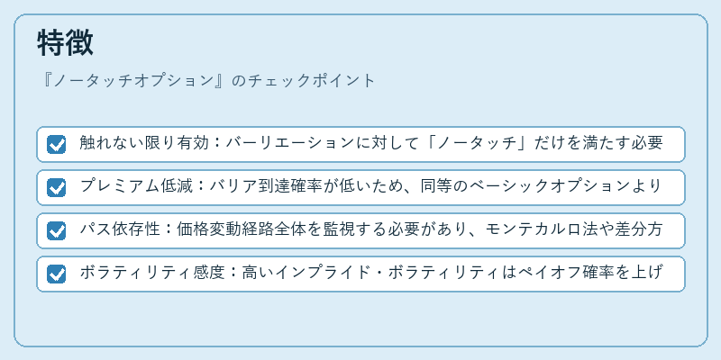 特徴（ノータッチオプション）の図解