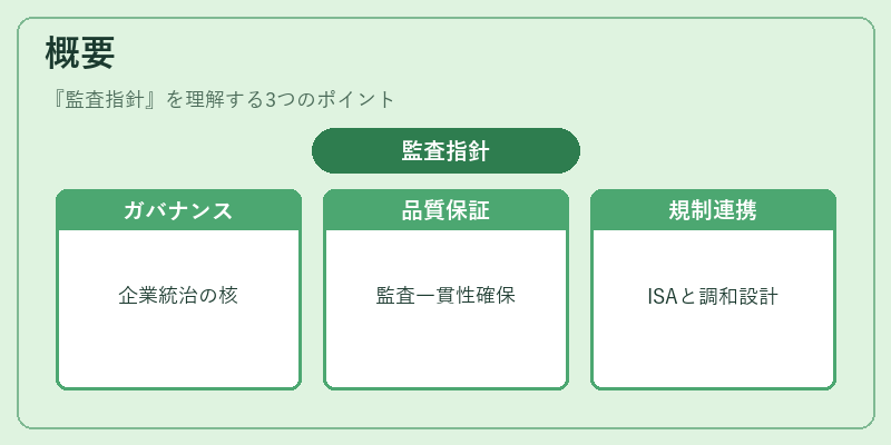 概要（監査指針）の図解