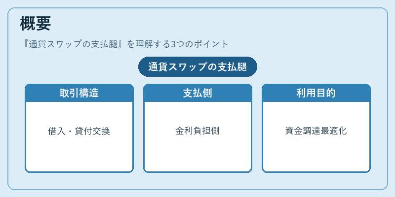 概要(通貨スワップの支払腿)の図解