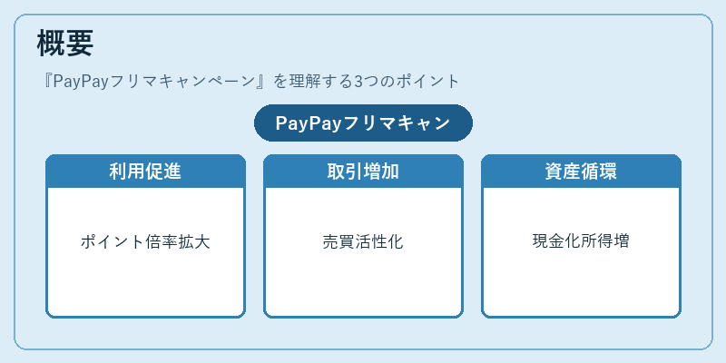 概要(PayPayフリマキャンペーン)の図解