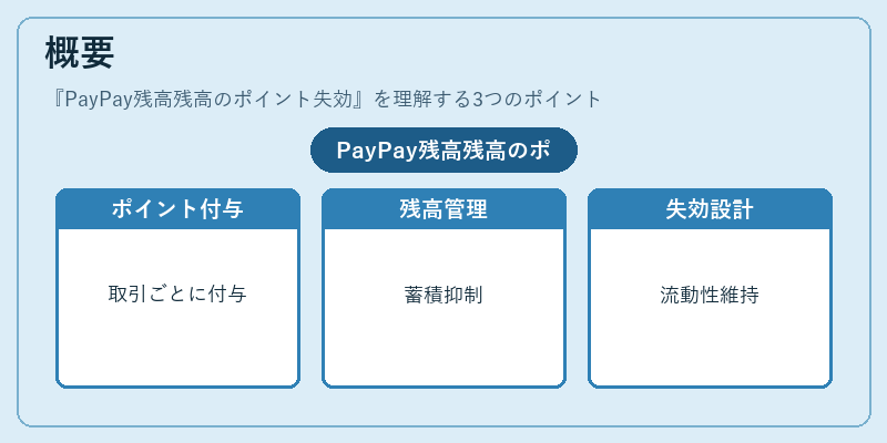 概要(PayPay残高残高のポイント失効)の図解