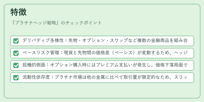 特徴(プラチナヘッジ戦略)の図解
