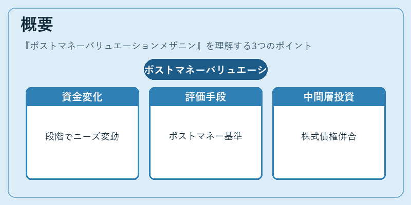 概要（ポストマネーバリュエーションメザニン）の図解