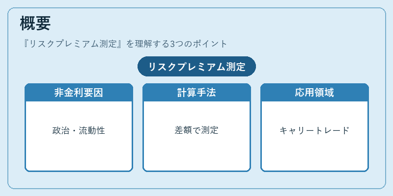 概要（リスクプレミアム測定）の図解