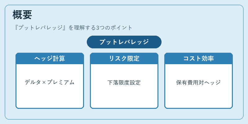 概要（プットレバレッジ）の図解
