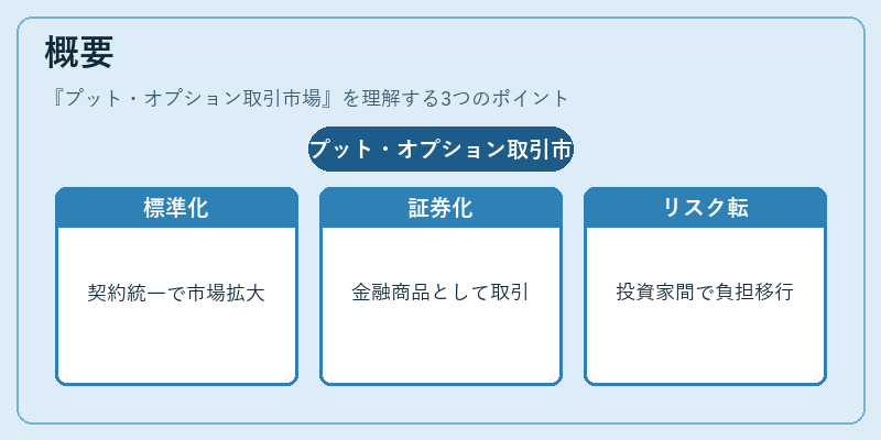 概要（プット・オプション取引市場）の図解