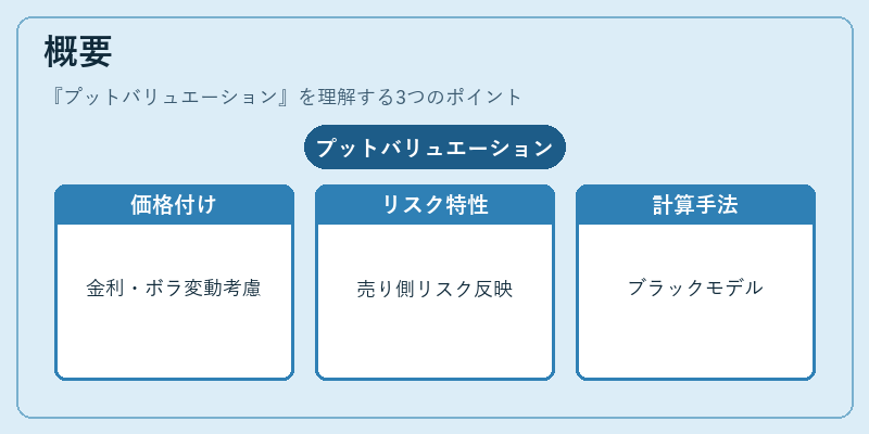 概要（プットバリュエーション）の図解