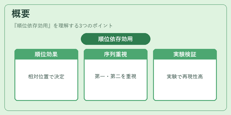 概要（順位依存効用）の図解