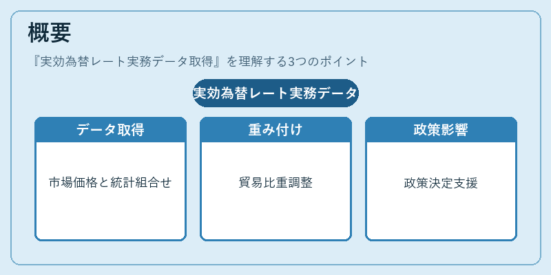 概要（実効為替レート実務データ取得）の図解