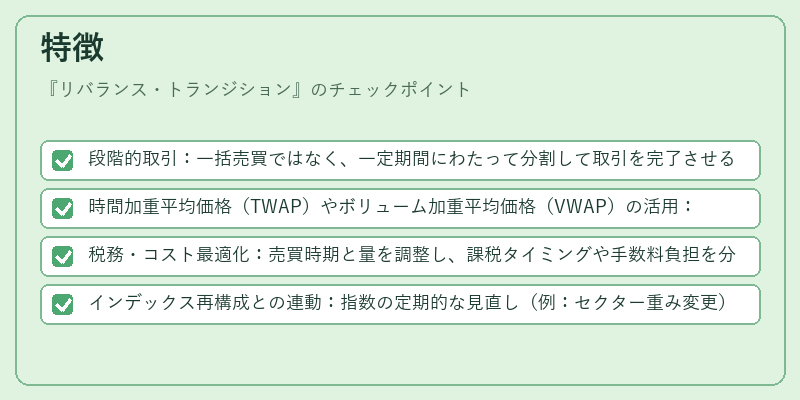 特徴(リバランス・トランジション)の図解