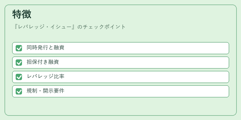 特徴(レバレッジ・イシュー)の図解