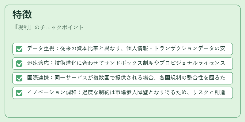 特徴（規制）の図解