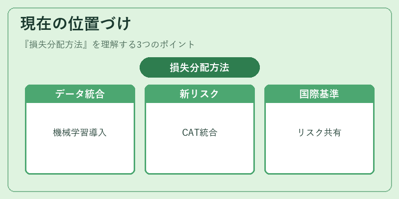 現在の位置づけ（損失分配方法）の図解