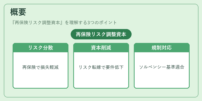概要（再保険リスク調整資本）の図解