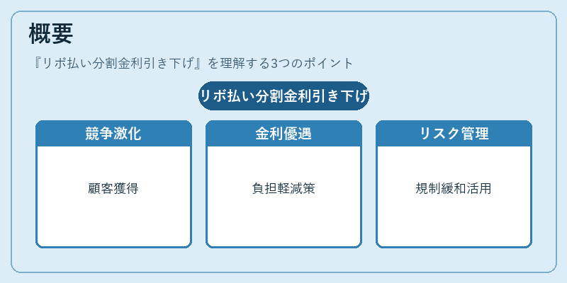 概要(リボ払い分割金利引き下げ)の図解