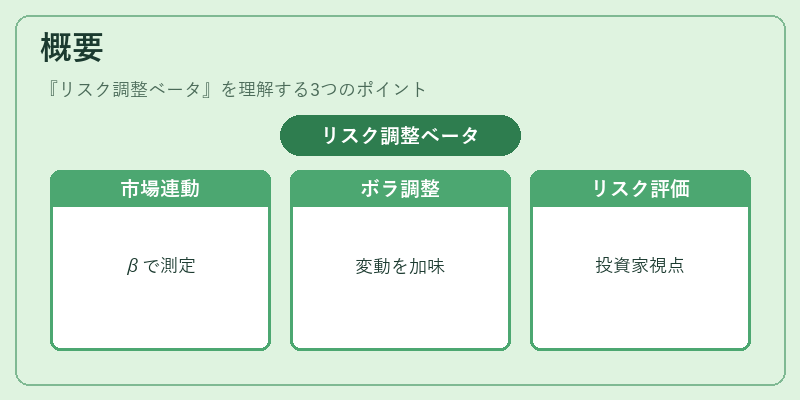 概要（リスク調整ベータ）の図解