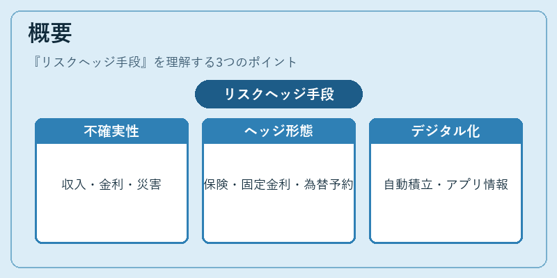 概要（リスクヘッジ手段）の図解