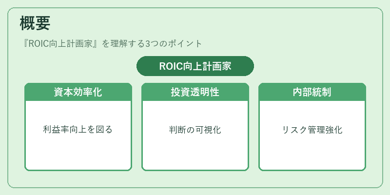 概要（ROIC向上計画家）の図解
