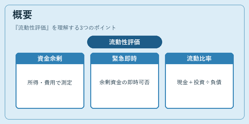 概要(流動性評価)の図解