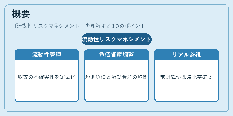 概要(流動性リスクマネジメント)の図解